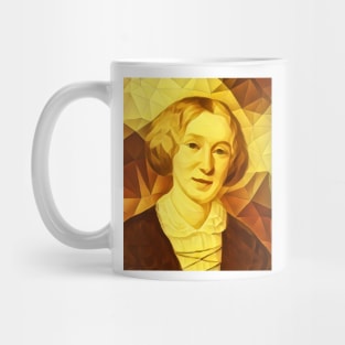 George Eliot Golden Portrait | George Eliot Artwork Mug